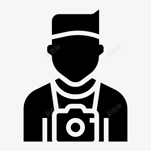 摄影师工作和职业扎实图标svg_新图网 https://ixintu.com 工作 扎实 摄影师 职业