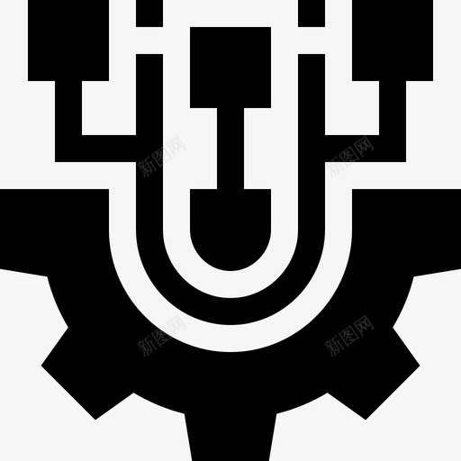设置人工智能65已填充图标svg_新图网 https://ixintu.com 人工智能 填充 设置