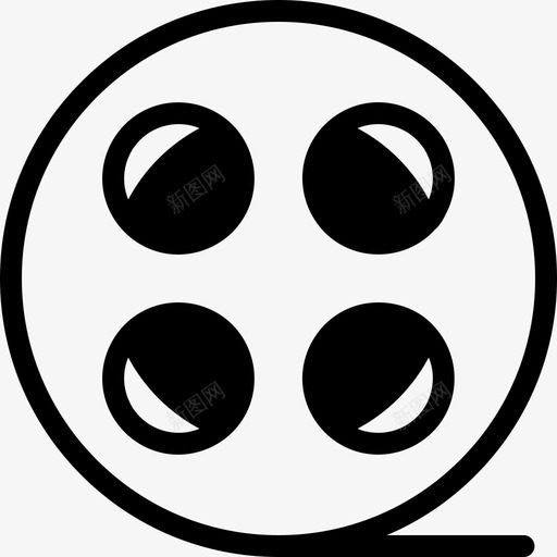 胶卷带录像带媒体图标svg_新图网 https://ixintu.com 媒体 录像带 胶卷