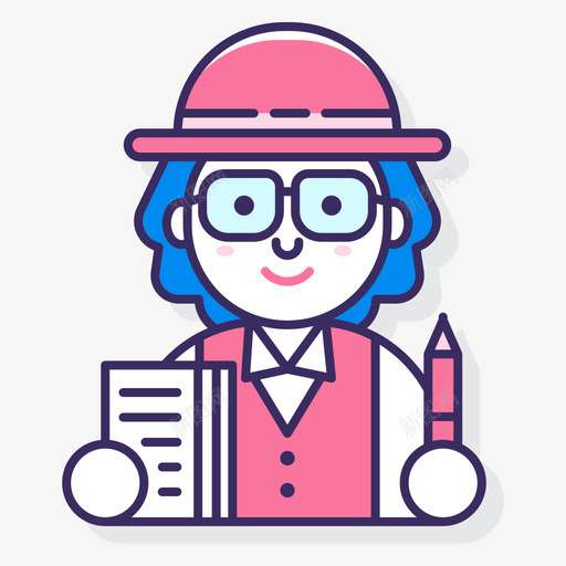 私家侦探私家侦探2线性颜色图标svg_新图网 https://ixintu.com 私家侦探 线性 颜色