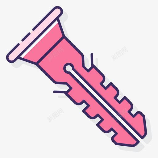 墙塞diy11线性颜色图标svg_新图网 https://ixintu.com 墙塞 线性 颜色