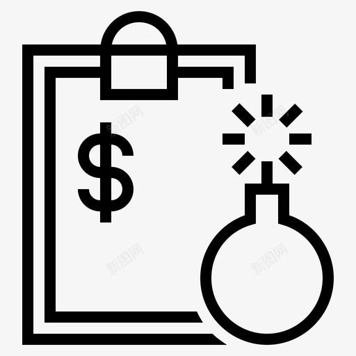商业风险金融风险风险管理图标svg_新图网 https://ixintu.com 商业 金融 风险 风险管理 风险金