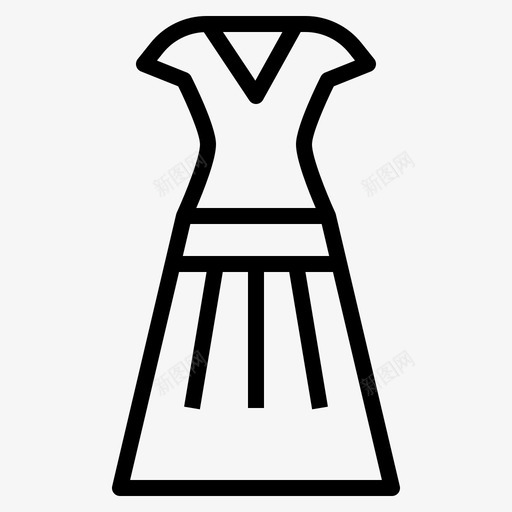衣服衣服120直线型图标svg_新图网 https://ixintu.com 直线 线型 衣服