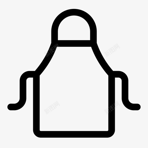 围裙烘焙屠夫图标svg_新图网 https://ixintu.com 制服 厨师 围裙 屠夫 烘焙