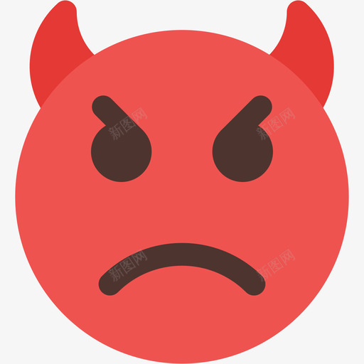 愤怒笑脸和人3平淡图标svg_新图网 https://ixintu.com 人平 平淡 愤怒 笑脸