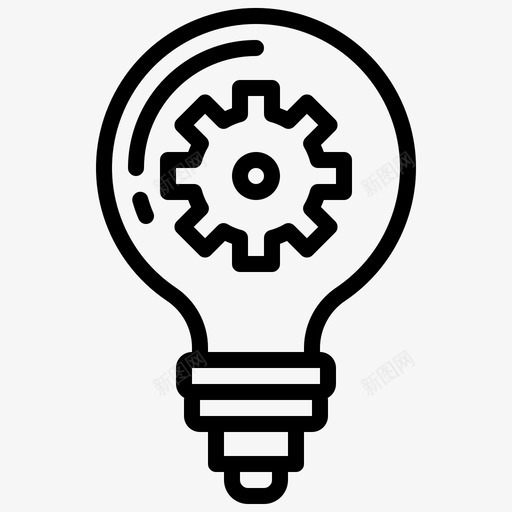 想法ai6线性图标svg_新图网 https://ixintu.com ai 想法 线性