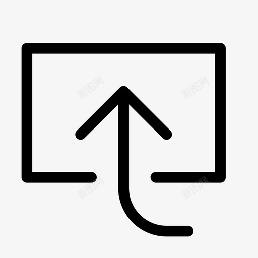 加载导入发送图标svg_新图网 https://ixintu.com 上载 传输 共享 加载 发送 导入 导出
