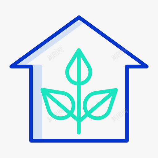 生态屋能源52轮廓颜色图标svg_新图网 https://ixintu.com 生态 能源 轮廓 颜色