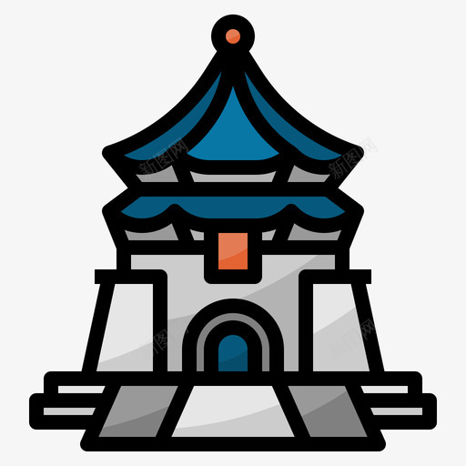 蒋介石26号地标直线颜色图标svg_新图网 https://ixintu.com 26号 地标 直线 蒋介石 颜色
