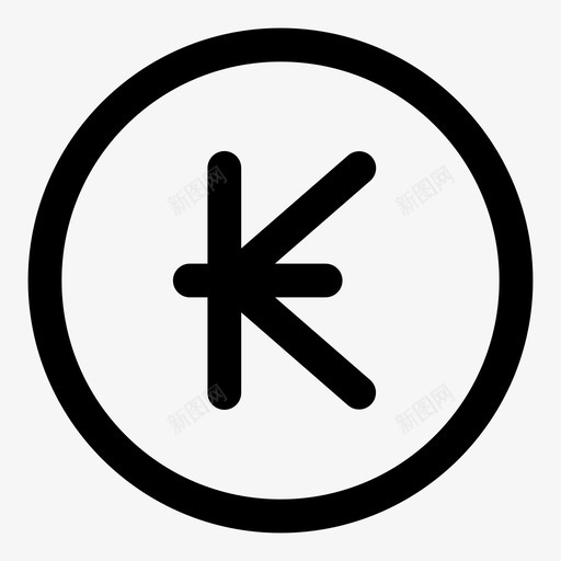老挝基普货币硬币金融图标svg_新图网 https://ixintu.com 基普 硬币 老挝 荷拉 货币 金融
