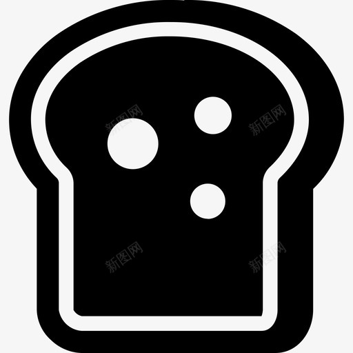 吐司面包早餐图标svg_新图网 https://ixintu.com 吐司 固体 图标 早餐 面包 食物