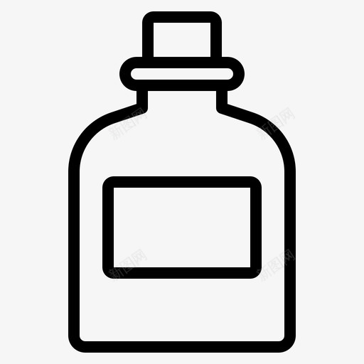 瓶瓶和容器线性图标svg_新图网 https://ixintu.com 容器 线性