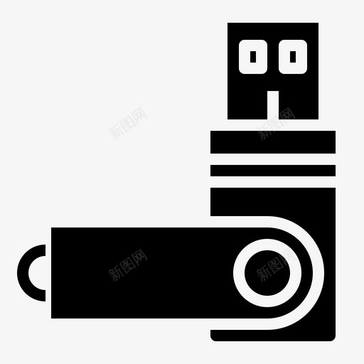 Pendrive小工具16实心图标svg_新图网 https://ixintu.com Pendrive 实心 小工 工具