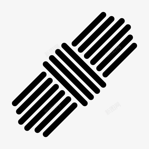 绳索包装套件图标svg_新图网 https://ixintu.com 包装 套件 界面 系列 绳索 网络