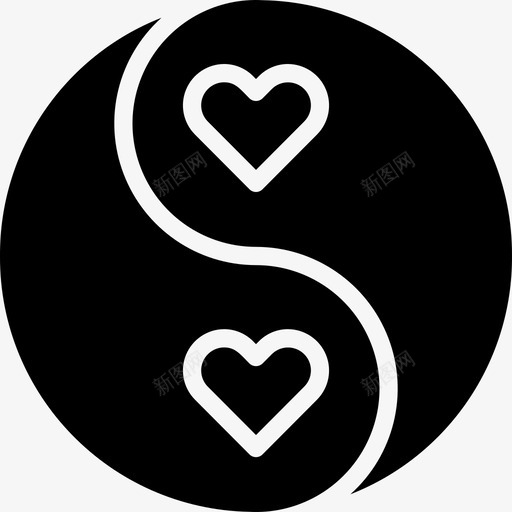 阴阳32号疗法补图标svg_新图网 https://ixintu.com 32号 疗法 阴阳