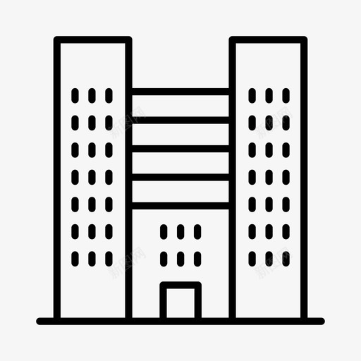 公司建筑物城市图标svg_新图网 https://ixintu.com 公司 城市 城镇 建筑物 酒店