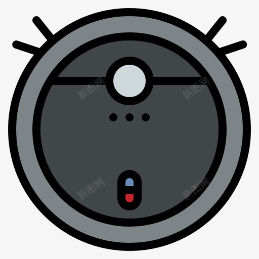 机器人吸尘器家用电器21线性颜色图标svg_新图网 https://ixintu.com 吸尘器 家用电器 机器人 线性 颜色