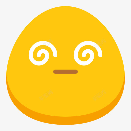 头晕表情图40平淡图标svg_新图网 https://ixintu.com 头晕 平淡 表情