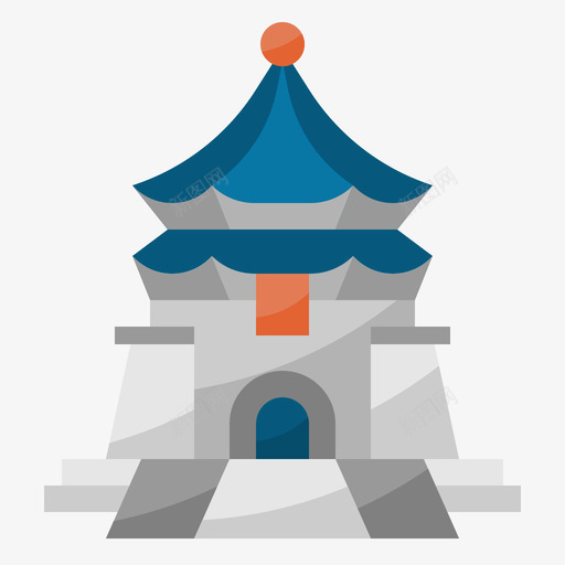 蒋介石27号地标平地图标svg_新图网 https://ixintu.com 27号 地标 平地 蒋介石