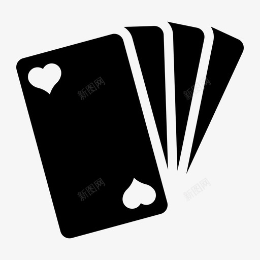 玩牌赌博图标svg_新图网 https://ixintu.com 玩牌 赌博