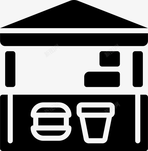 食品摊动物园23号加油图标svg_新图网 https://ixintu.com 23号 加油 动物园 食品