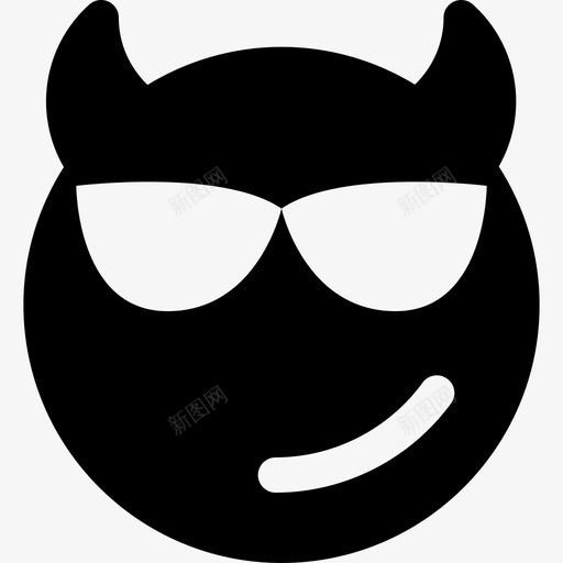 酷笑脸和人2满满的图标svg_新图网 https://ixintu.com 满满的 笑脸