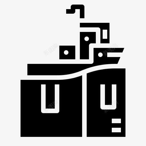 送货物流海运图标svg_新图网 https://ixintu.com 海运 物流 送货