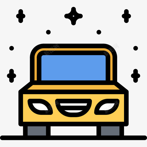 洗车洗车20彩色图标svg_新图网 https://ixintu.com 彩色 洗车