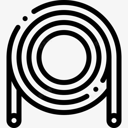 软管管道工22线性图标svg_新图网 https://ixintu.com 管道工 线性 软管