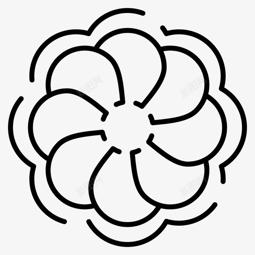 向日葵狂欢节狂欢节常规虚线图标svg_新图网 https://ixintu.com 向日葵 常规 狂欢节 虚线
