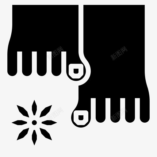 修脚spa40填充图标svg_新图网 https://ixintu.com 修脚 填充
