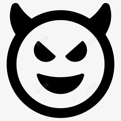 恶魔魔鬼路西法图标svg_新图网 https://ixintu.com 恶魔 撒旦 路西 魔鬼