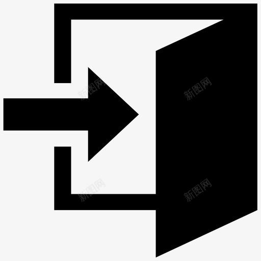 入园svg_新图网 https://ixintu.com 入园 填充 单色 扁平 简约