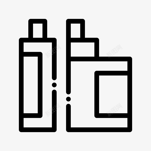 Vape香烟shishaVape线性图标svg_新图网 https://ixintu.com Vape shisha 线性 香烟
