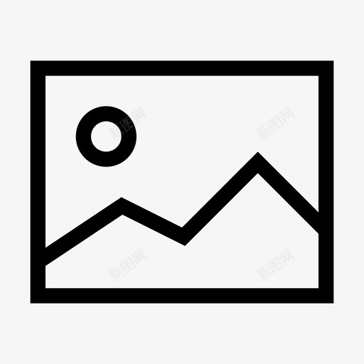图像图库媒体图标svg_新图网 https://ixintu.com 图像 图库 基本配置 媒体 照片 精简