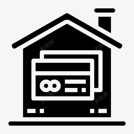 信用卡家庭65填写图标svg_新图网 https://ixintu.com 信用卡 填写 家庭