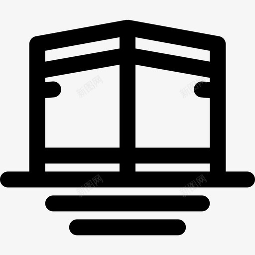 卡巴阿拉伯人朝觐图标svg_新图网 https://ixintu.com 卡巴 旅行 朝觐 阿拉伯人 麦加 麦地那
