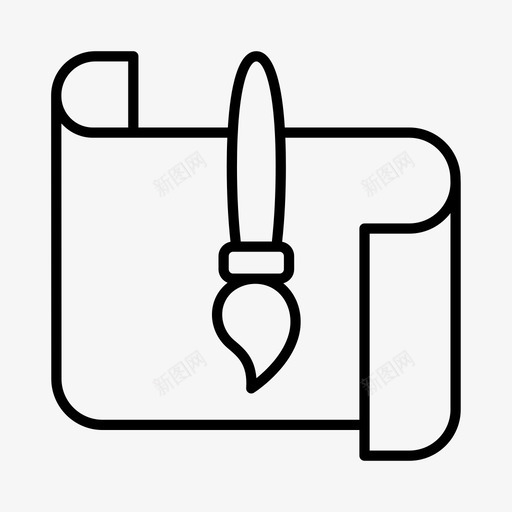 绘画艺术艺术类图标svg_新图网 https://ixintu.com 创意 画家 绘画 艺术 艺术家 艺术类