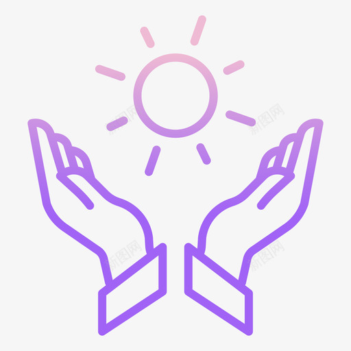 太阳能能量51轮廓梯度图标svg_新图网 https://ixintu.com 太阳能 梯度 能量 轮廓
