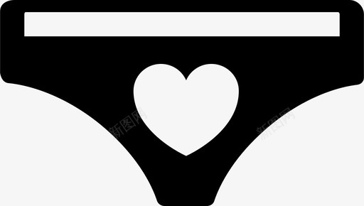 内衣内裤穿着时尚图标svg_新图网 https://ixintu.com 内衣 内裤 时尚 穿着