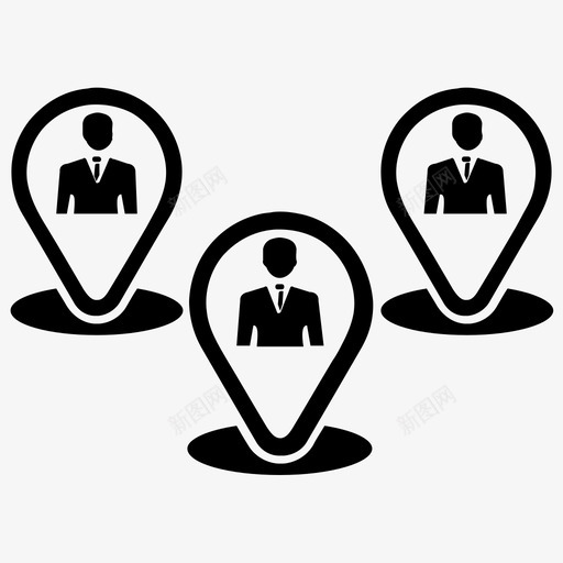 员工位置工作地点员工信息图标svg_新图网 https://ixintu.com 位置 信息 员工 地点 工作 工作地