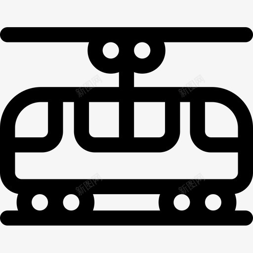有轨电车车辆和运输6直线图标svg_新图网 https://ixintu.com 有轨 电车 直线 车辆 运输