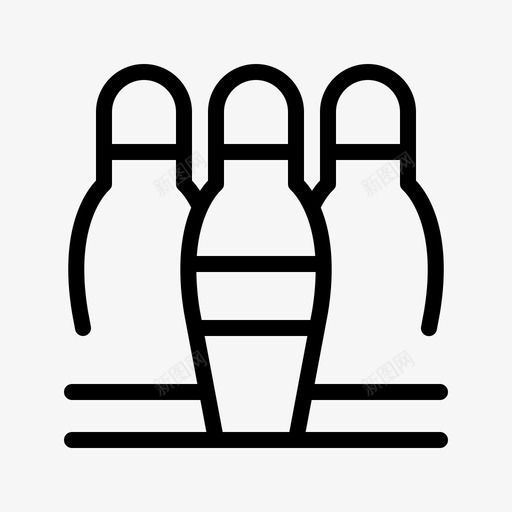 体育与竞赛保龄球6直线型图标svg_新图网 https://ixintu.com 体育 保龄球 直线 竞赛 线型