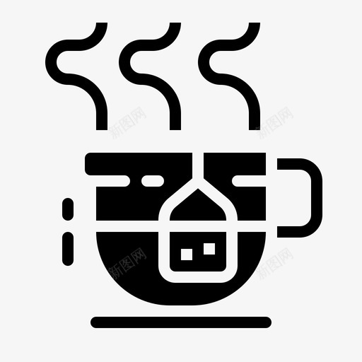 茶杯秋季74实心图标svg_新图网 https://ixintu.com 实心 秋季 茶杯