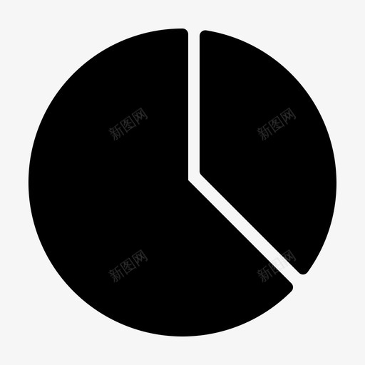 饼图财务fintech解决方案图标svg_新图网 https://ixintu.com fintech 字形 技术 解决方案 财务 饼图