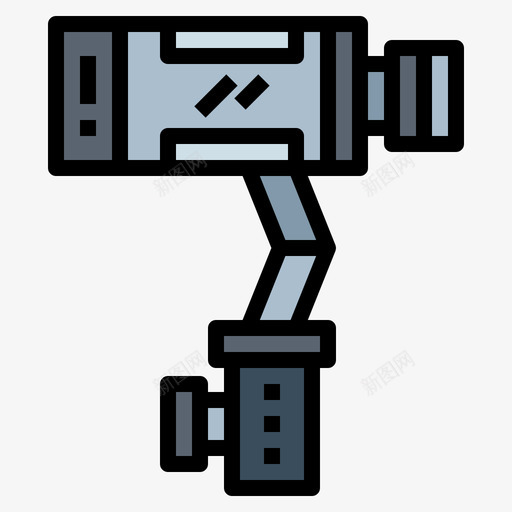 稳定器电影导演3线性颜色图标svg_新图网 https://ixintu.com 导演 电影 稳定器 线性 颜色