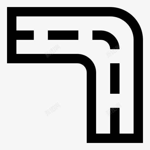 街道高速公路道路图标svg_新图网 https://ixintu.com 交通 街道 轮廓 道路 高速公路