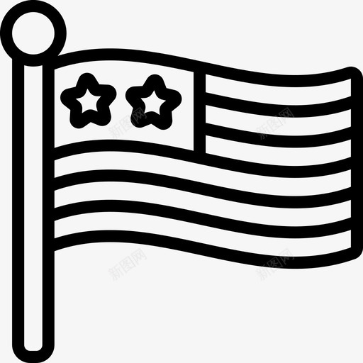 美利坚合众国独立日7直系图标svg_新图网 https://ixintu.com 合众国 独立日 直系 美利坚