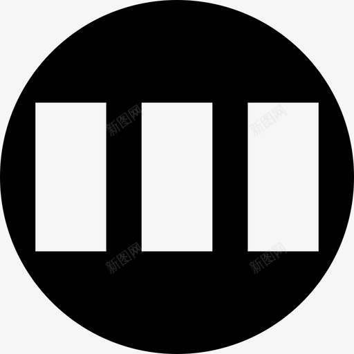 垂直菜单高对比度ui图标svg_新图网 https://ixintu.com ui 图标 垂直 对比度 菜单 高对
