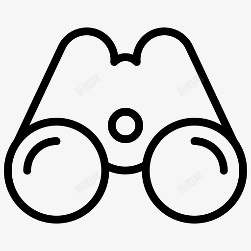 双筒望远镜探索发现图标svg_新图网 https://ixintu.com 双筒 发现 探索 搜索 望远镜 视觉